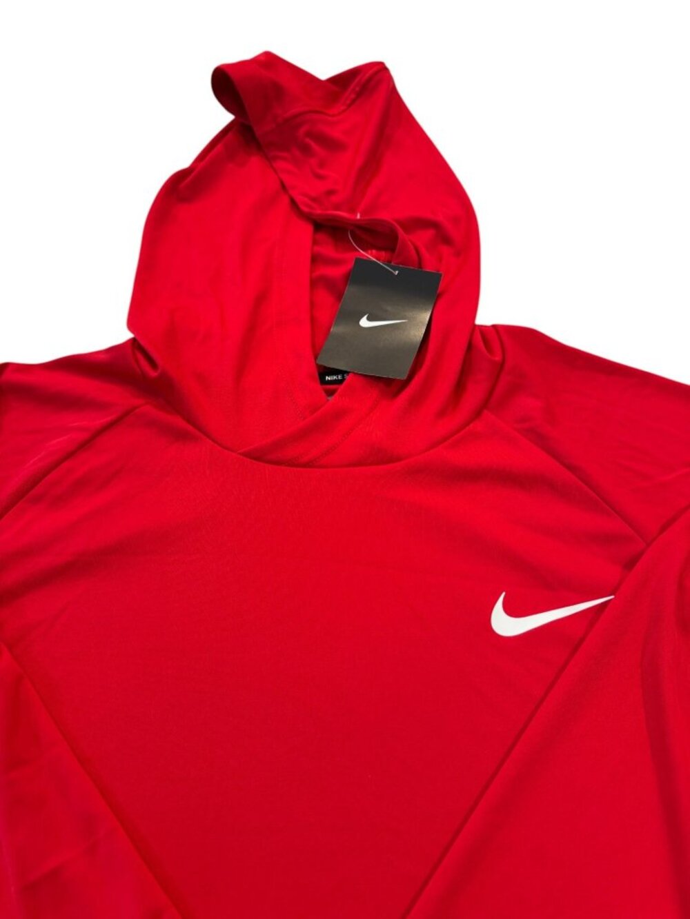 Nike Swim Red Long-Sleeve Hooded Hydroguard NESSE555-614 Mens XL NEW with Tags - Picture 4 of 11